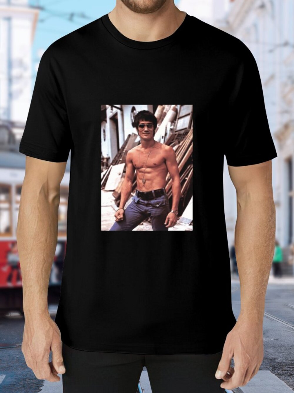 Classic Black Short-Sleeve Graphic Tee